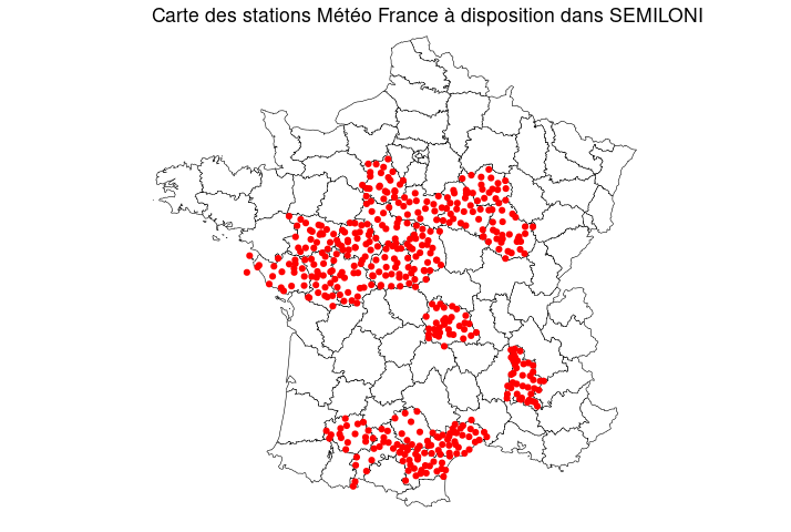 Stations Météo France disponible dans SEMILONI